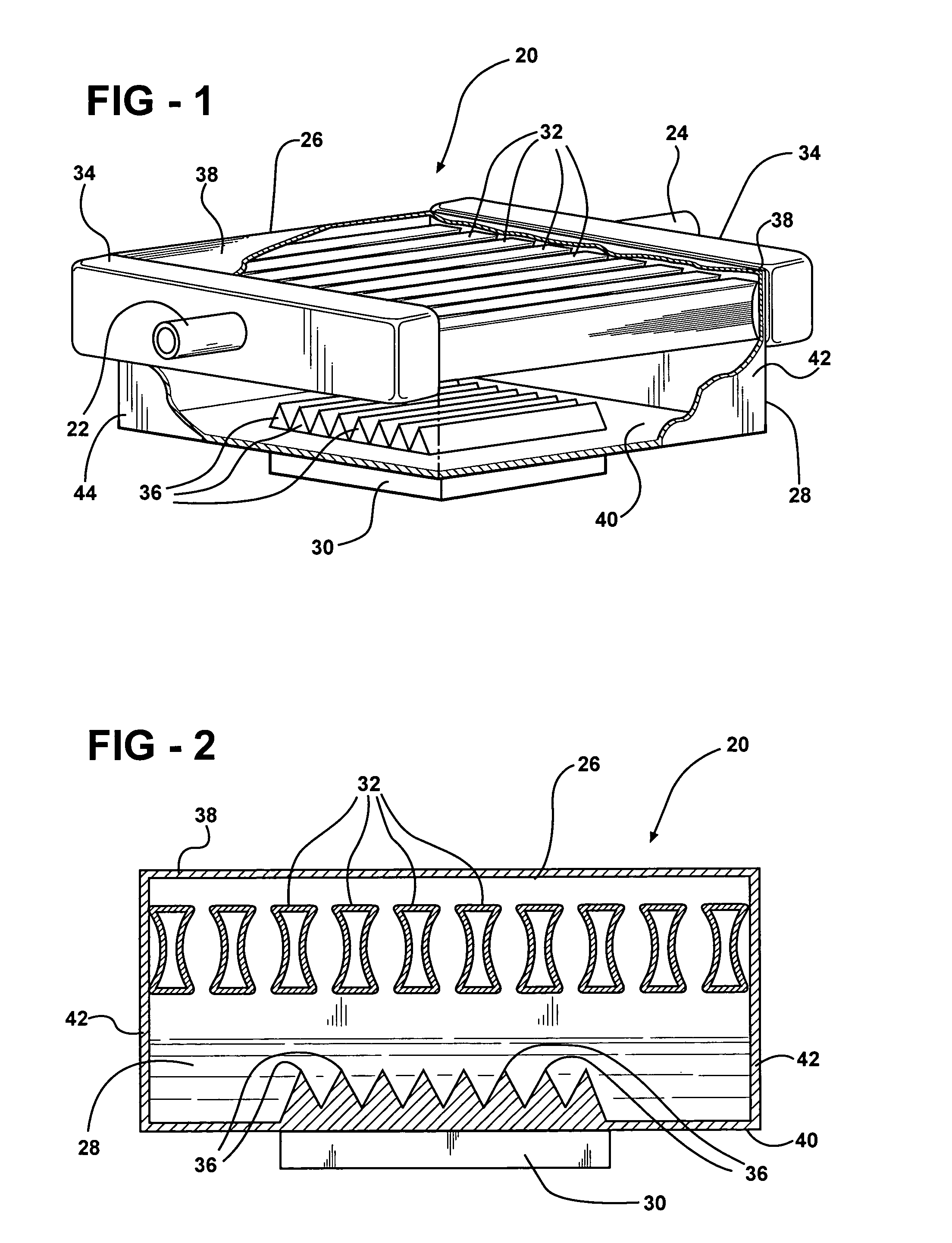 Liquid cooled thermosiphon with flexible coolant tubes