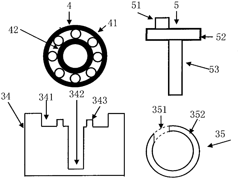 Bearing-crankshaft intelligent press mounting method and system for scroll air-conditioning compressor