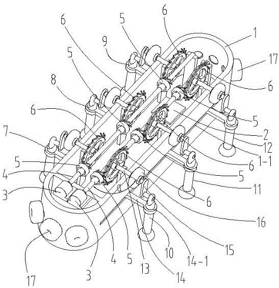 Linear gear drive based hexapod bionic robot