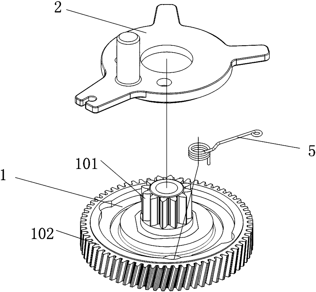 Swing arm clutch mechanism and controlling method, automobile door and door locking device of automobile door