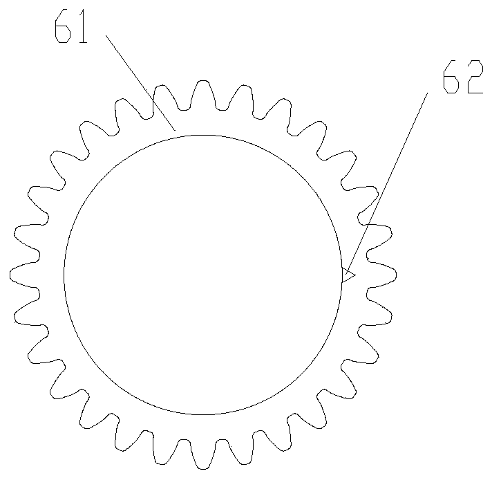 Motor gear for valve electric actuator