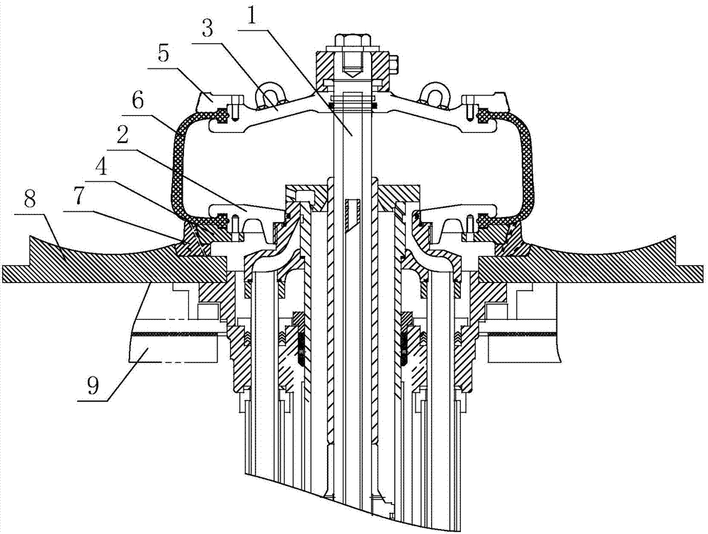 Adjustable mold for tyre molding vulcanizing machine