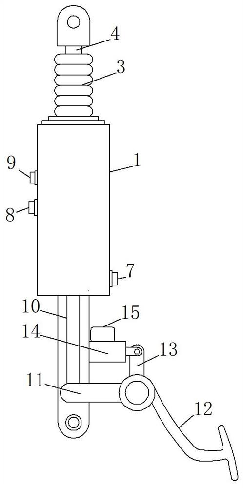 Hydraulic clutch power assisting device of tractor