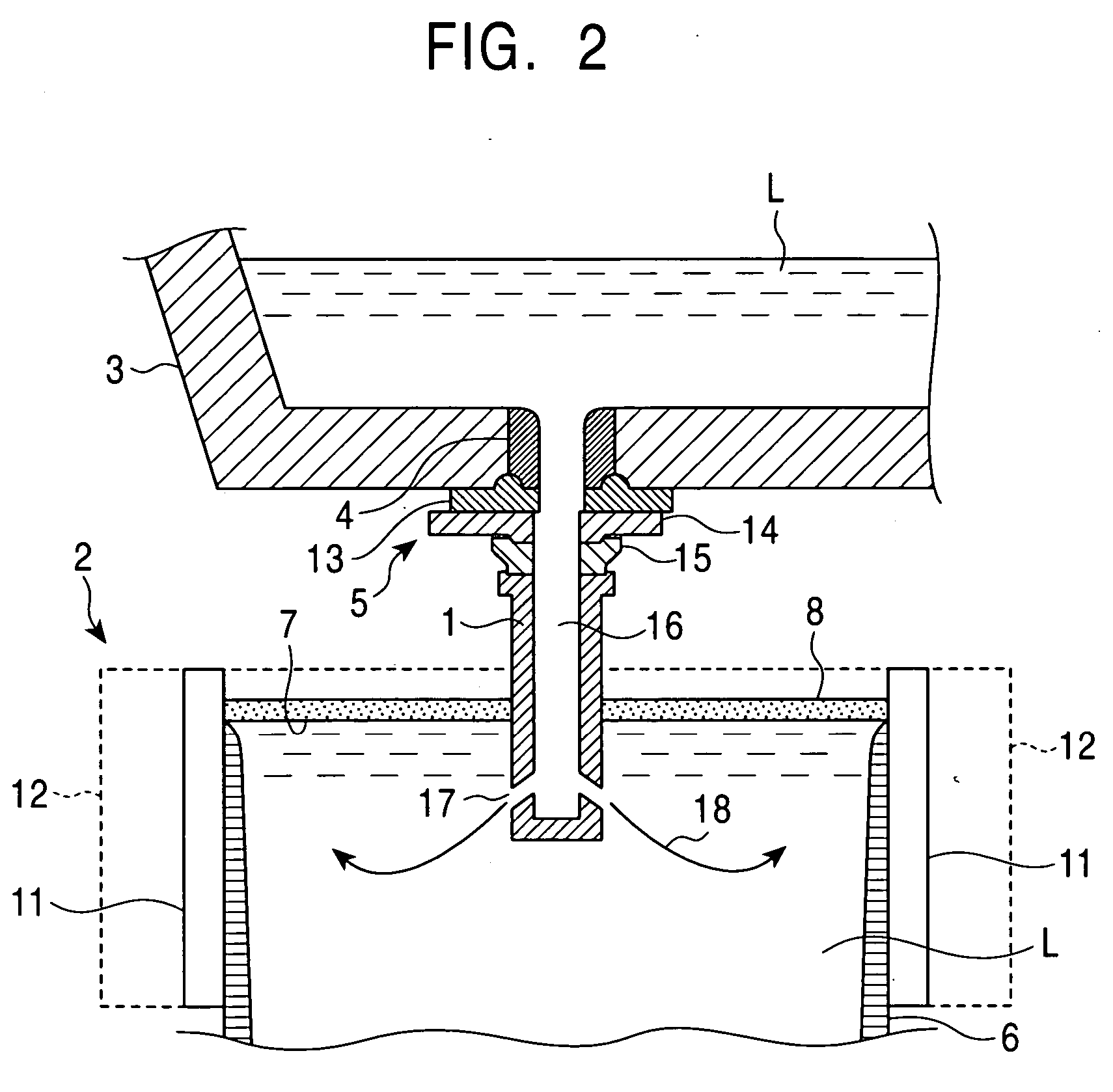 Immersion nozzle for continuous casting of steel and method of continuous casting method of steel