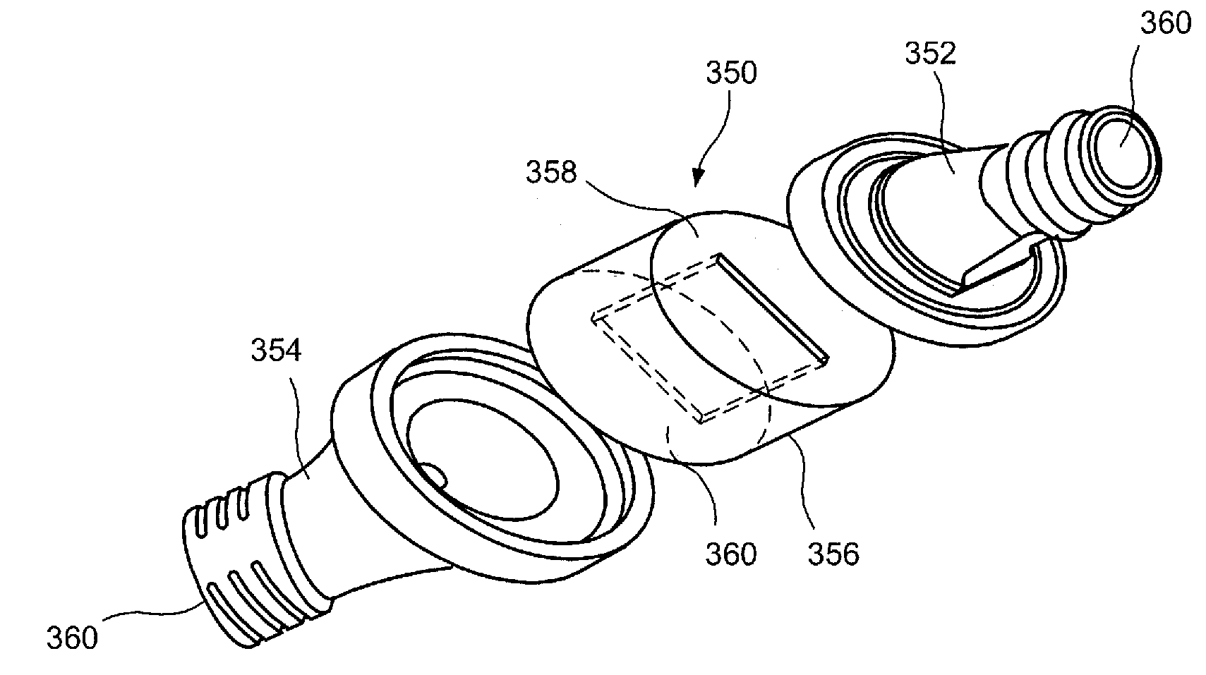 Pressure Activated Valve with Angled Slit