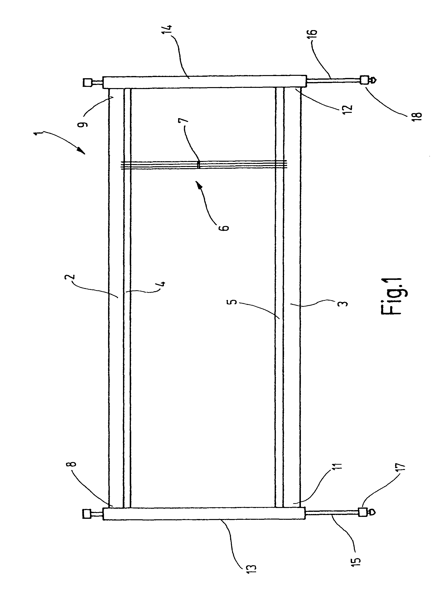 Heddle frame