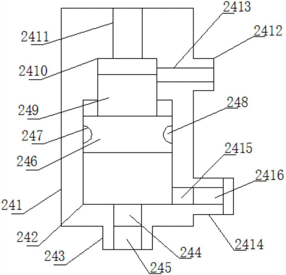 Gas-type tensile testing machine used for rod-shaped metal