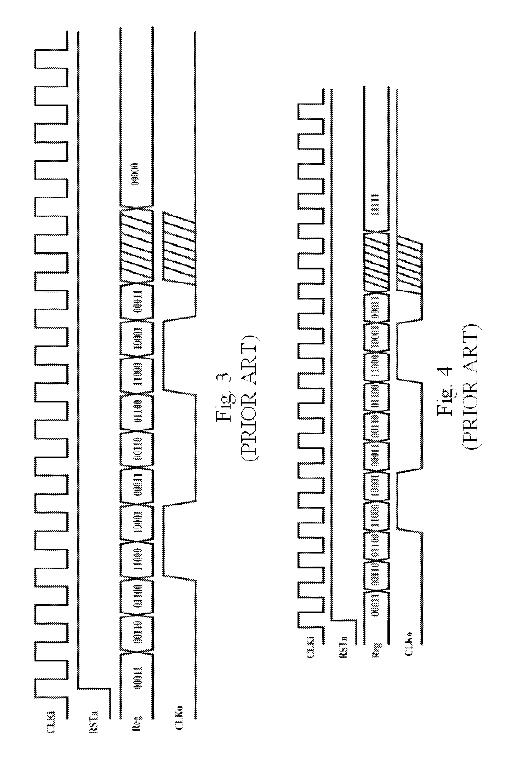 Shift frequency demultiplier with automatic reset function