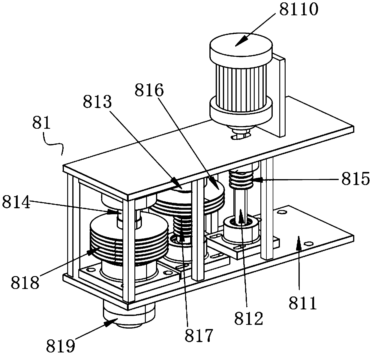 Forestry-use-based construction mechanism for young seedling planting