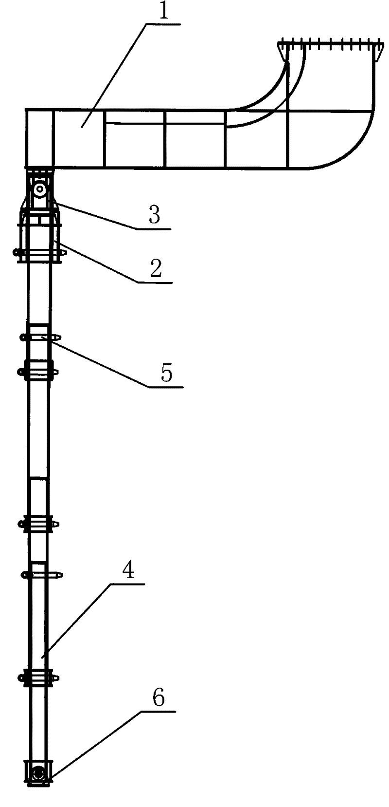 Bridge erection machine aided support leg structure