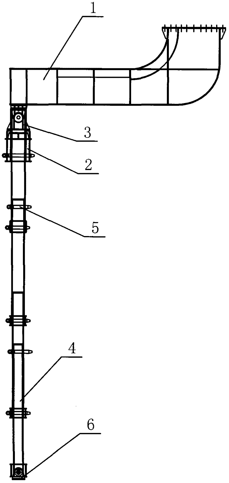 Bridge erection machine aided support leg structure