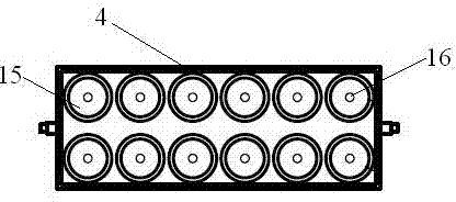 Clamp for battery charge-discharge test