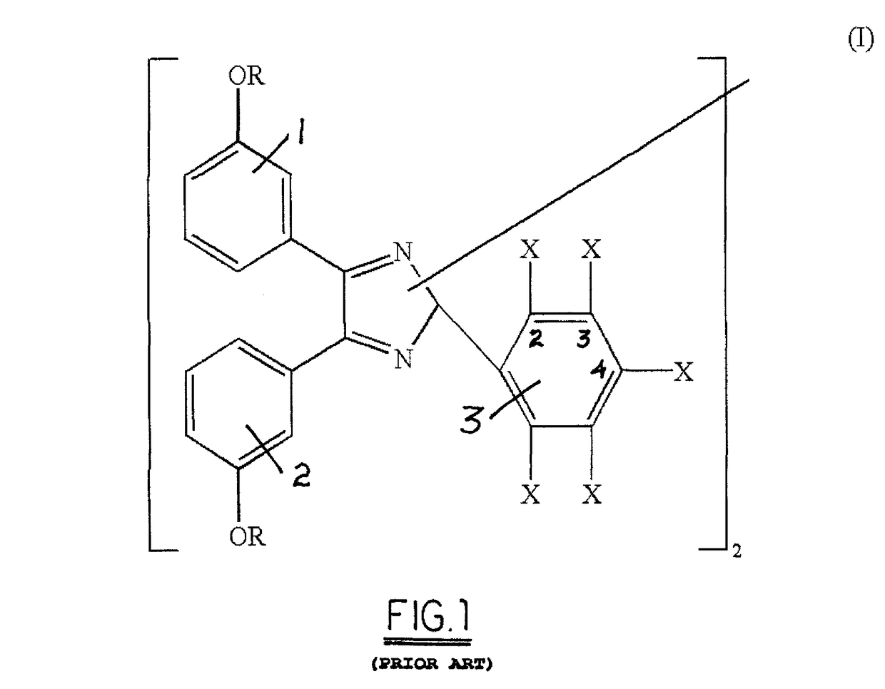 Method and apparatus for synthesizing a water-soluble hexaaryl biimidazole