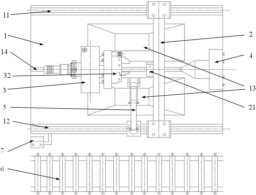 Circular pipe workpiece automatic loading and unloading laser machine