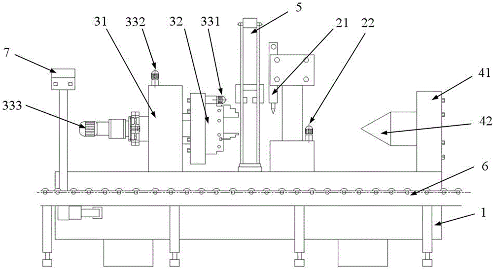 Circular pipe workpiece automatic loading and unloading laser machine