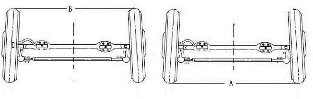 Automotive toe-in measuring device and automotive toe-in measuring method using same