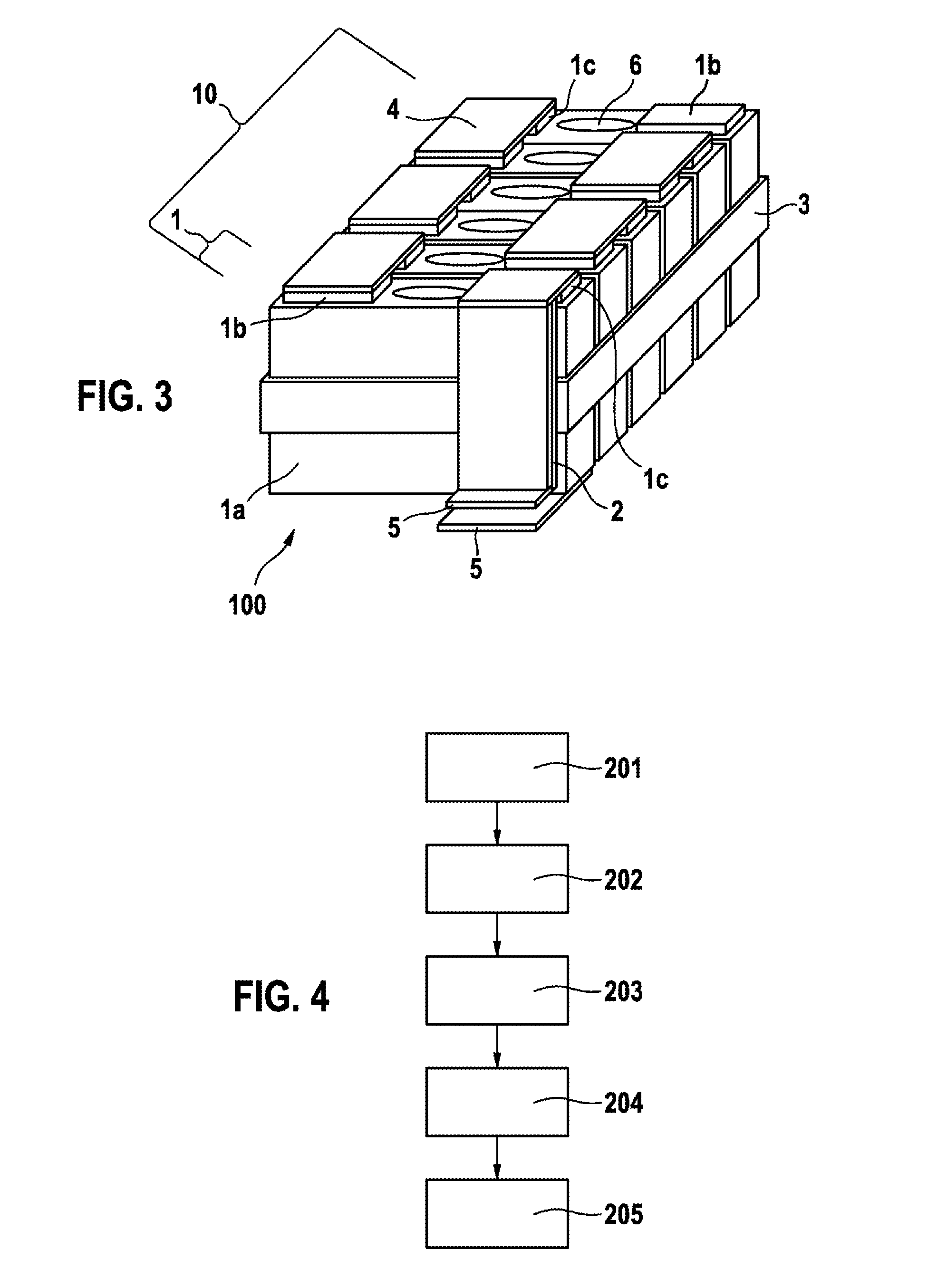 Electrical energy storage module and method for producing an electrical energy storage module