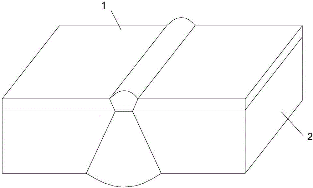 Pure titanium or titanium alloy/carbon steel laminar composite plate welding method