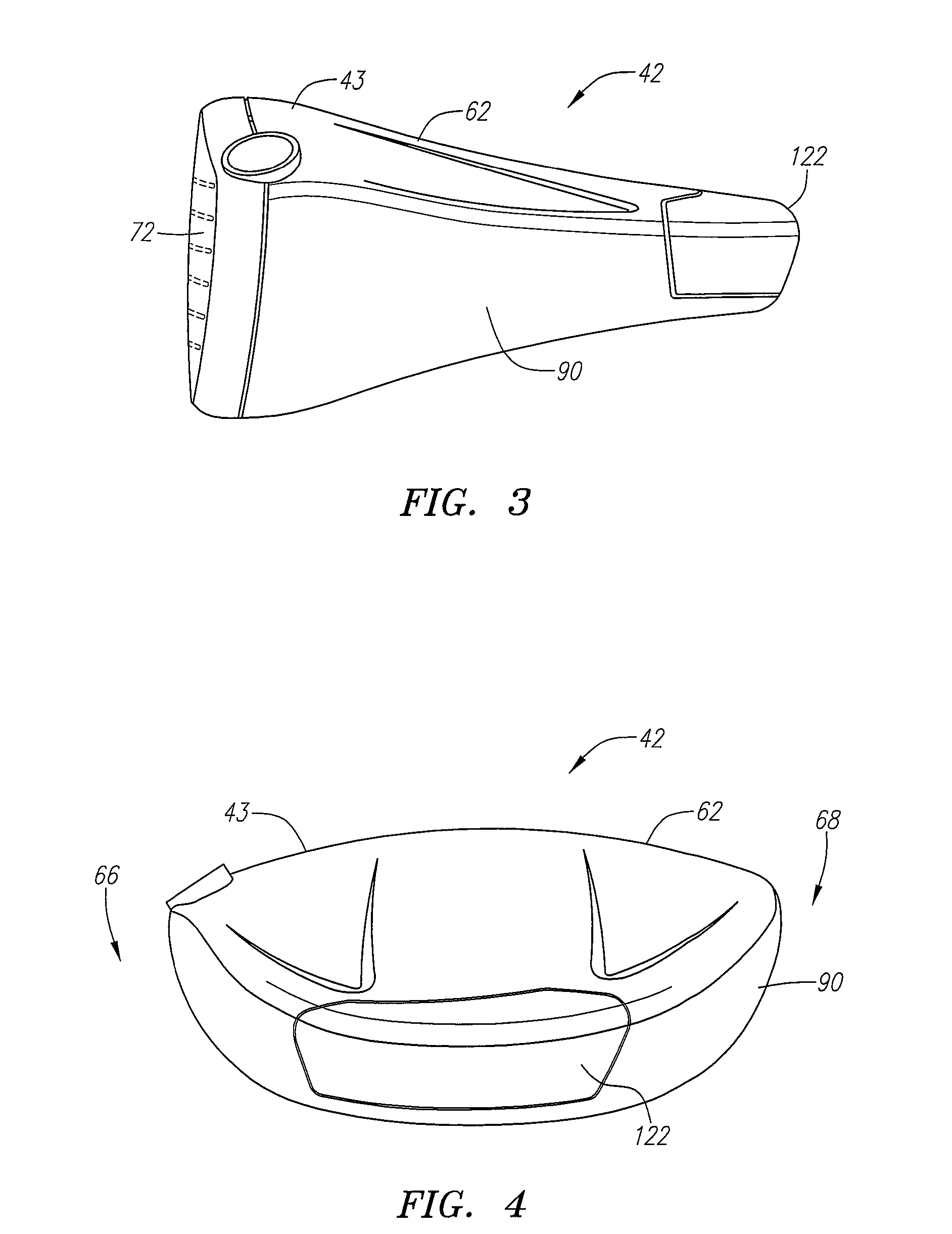 Golf club head with high moment of inertia