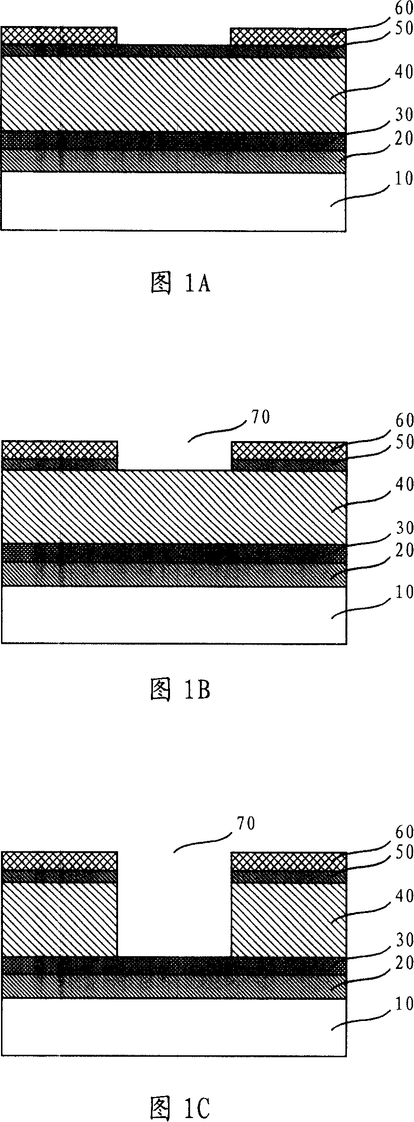 Through-hole etching method