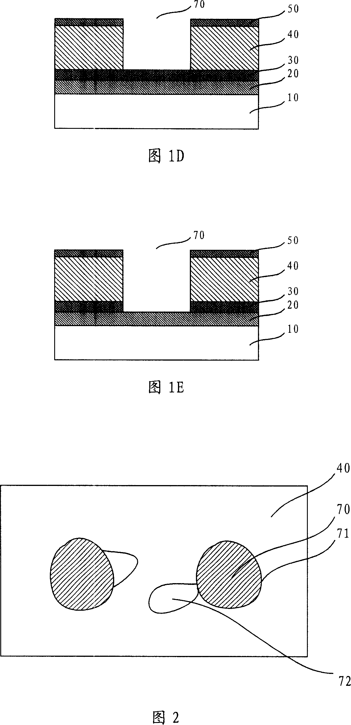 Through-hole etching method