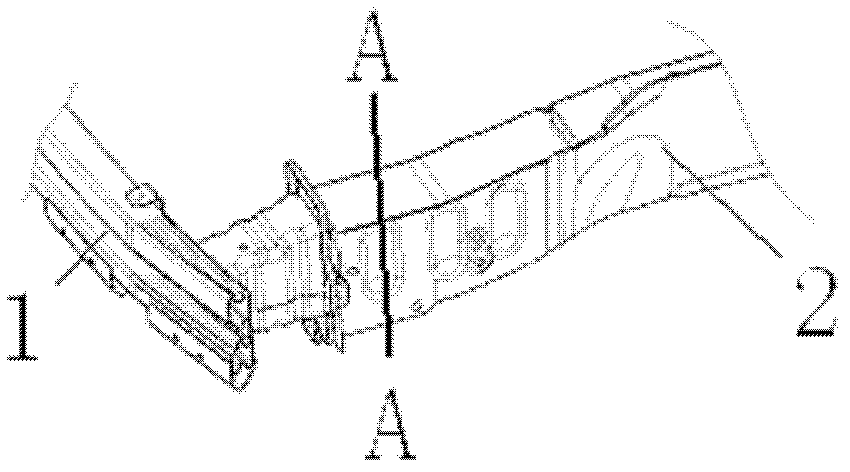 Front body framework structure of automobile