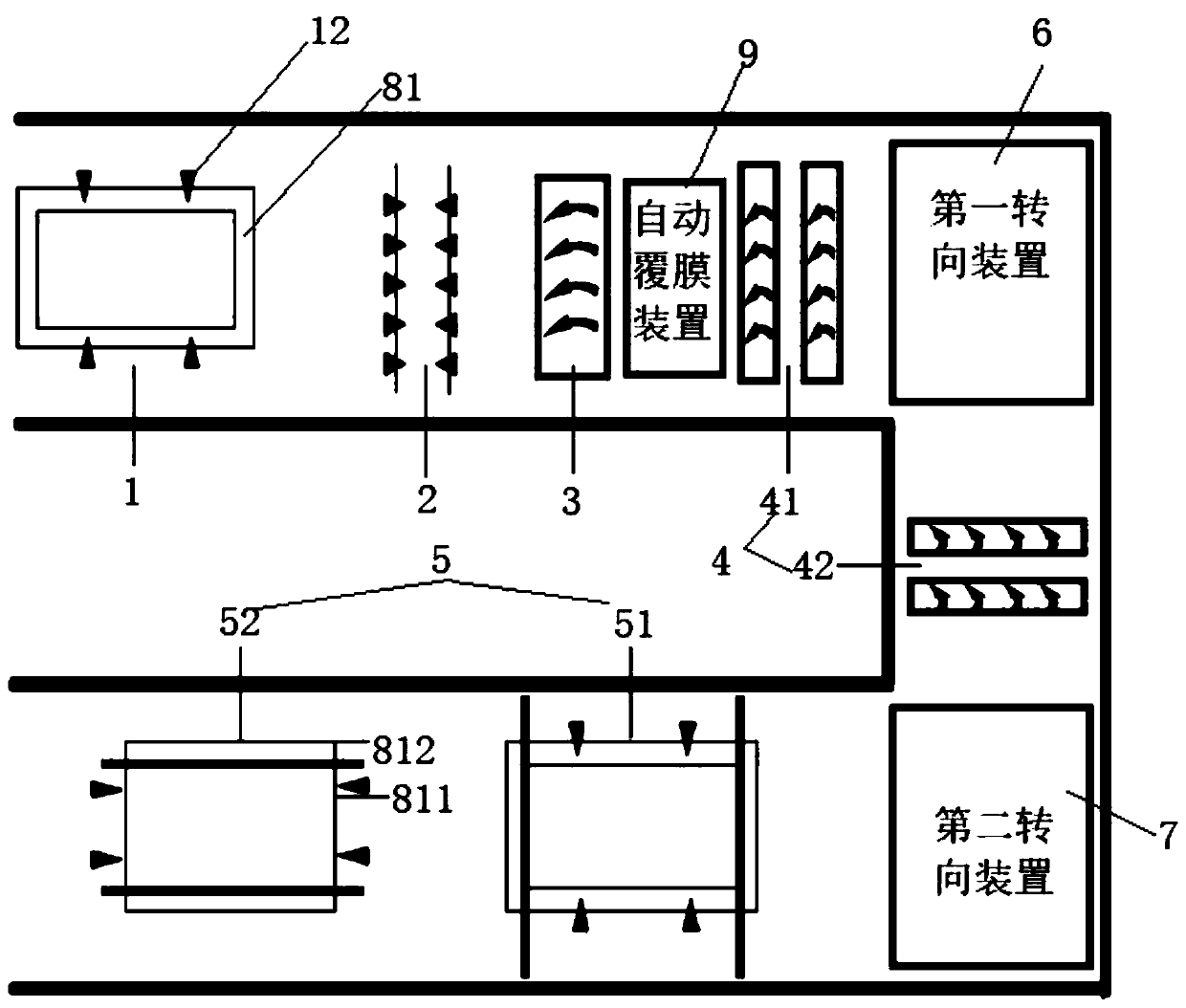 Novel film laminating forming process for aluminum-based copper-clad plate