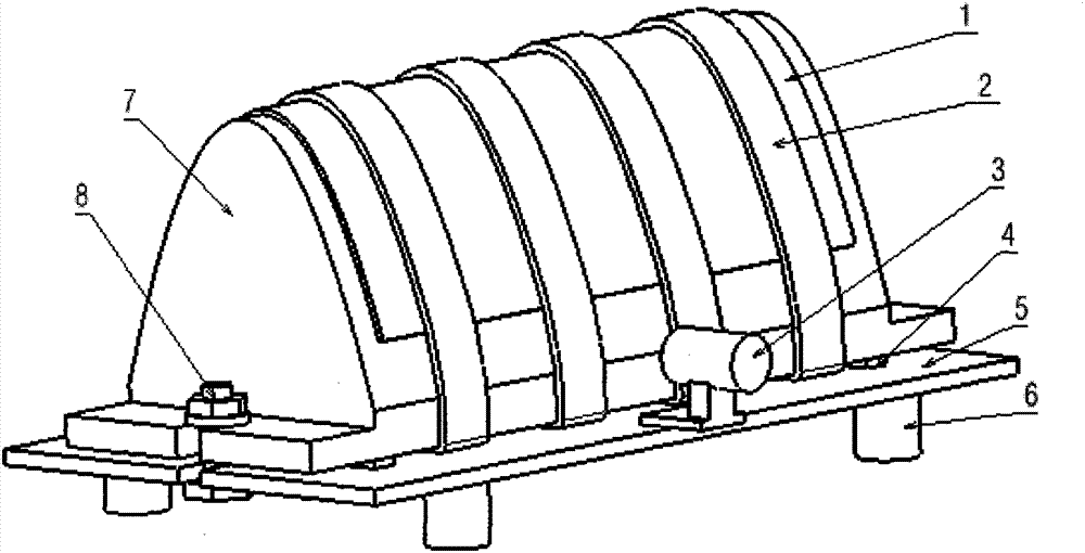 Sheet metal part vibratory stress relief method and device