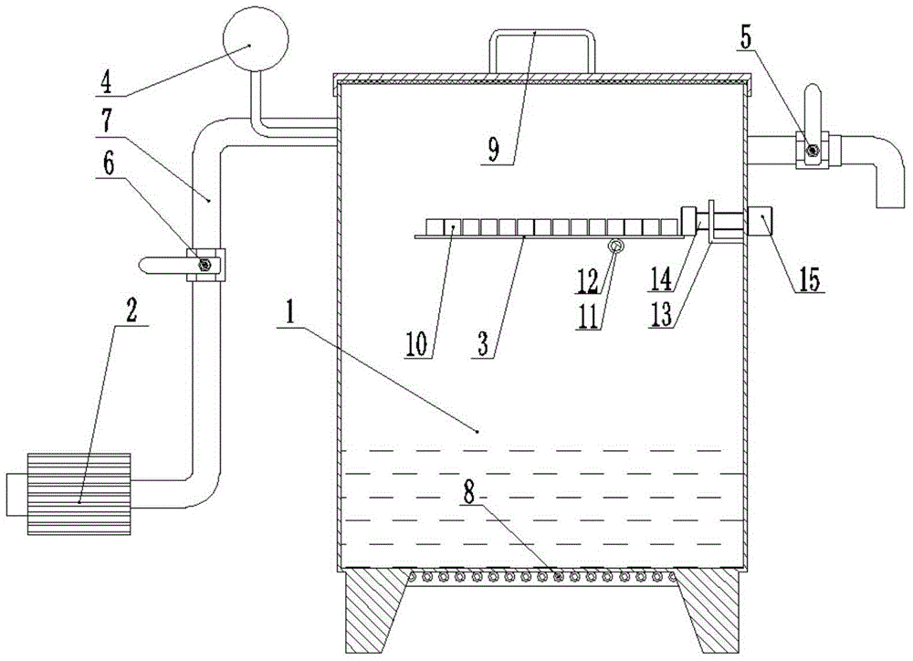 Single-box vacuum oil immersion device and oil immersion method thereof