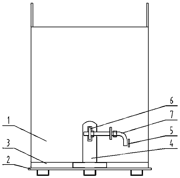 Semi-autogenous mill steel ball hoisting and charging device capable of effectively preventing steel balls from falling