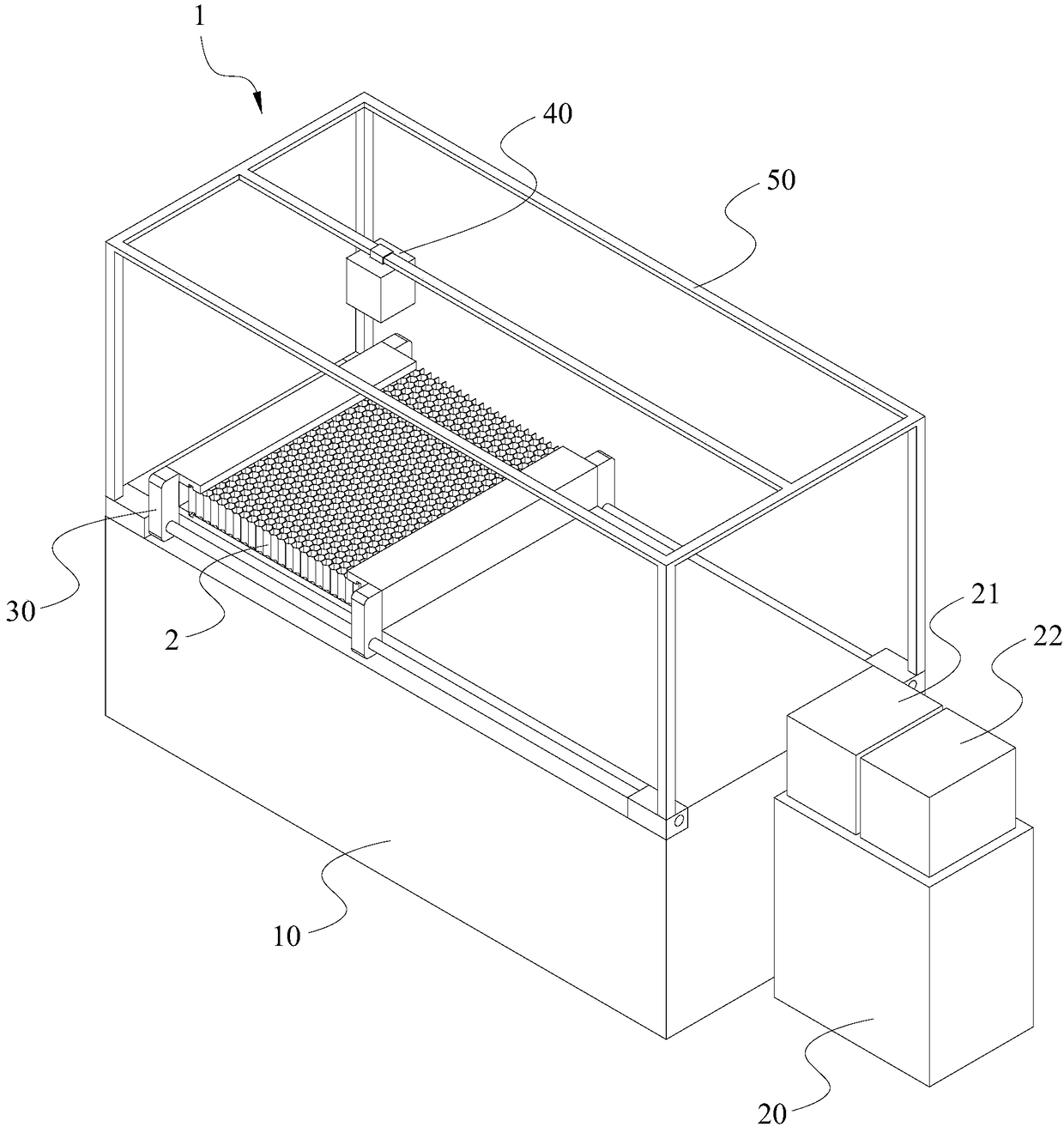 Honeycomb material production detecting method and equipment