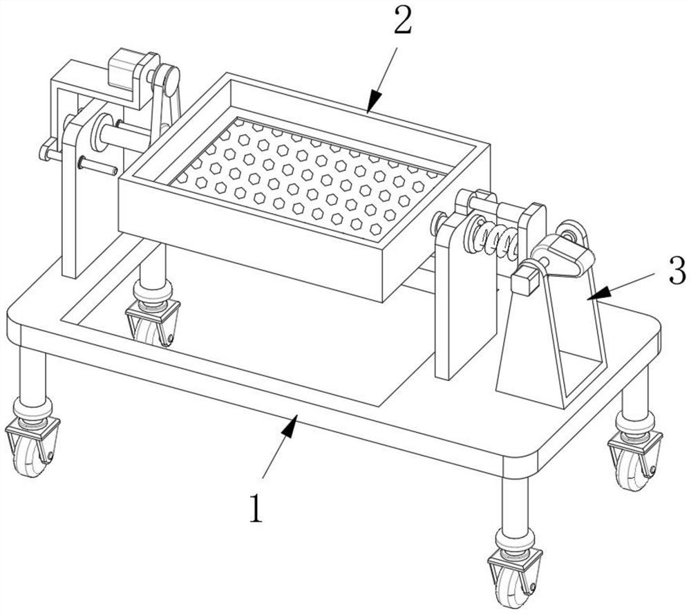 Impurity removal device for concrete production