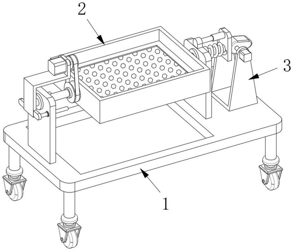 Impurity removal device for concrete production