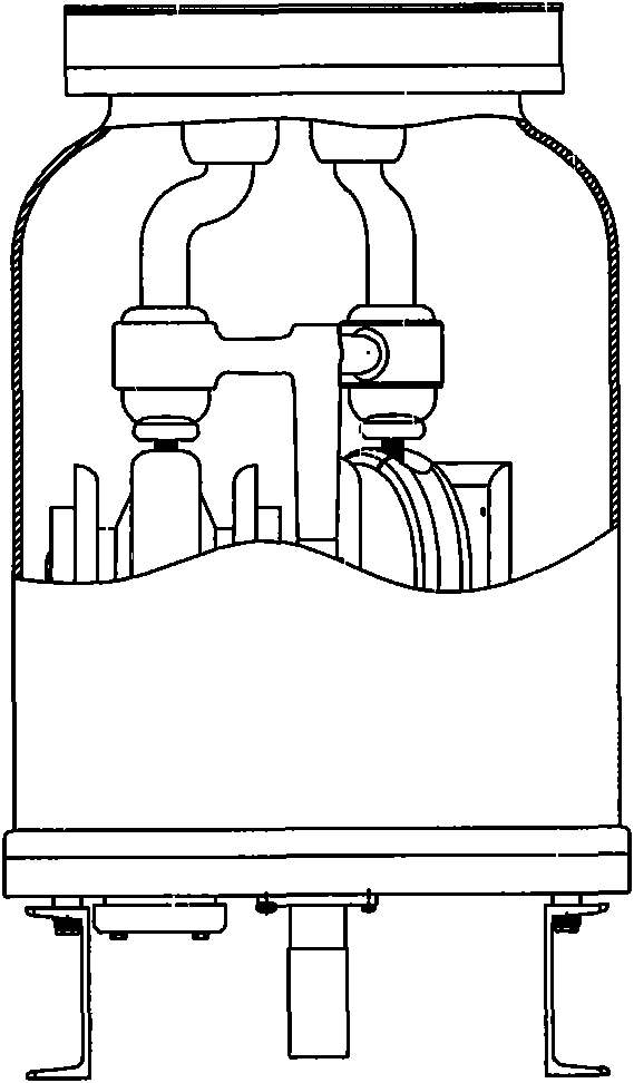 Gas insulated switchgear (GIS) combined type voltage transformer