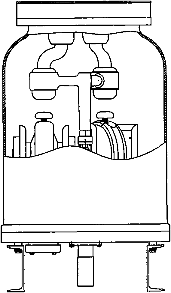 Gas insulated switchgear (GIS) combined type voltage transformer