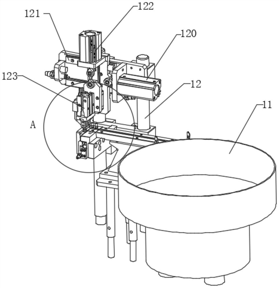 Adaptor connector automatic assembly and detection device and assembly and detection method thereof