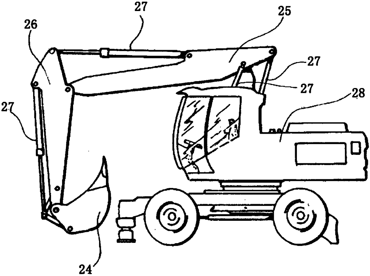 A garbage conveying device