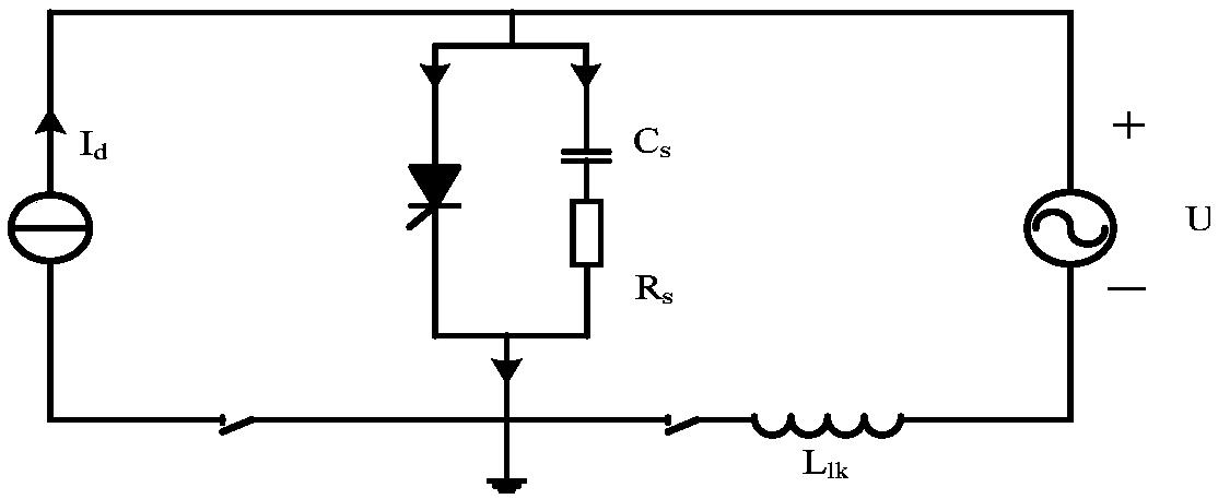 Electric and thermal combined aging test method and system of large power thyristor