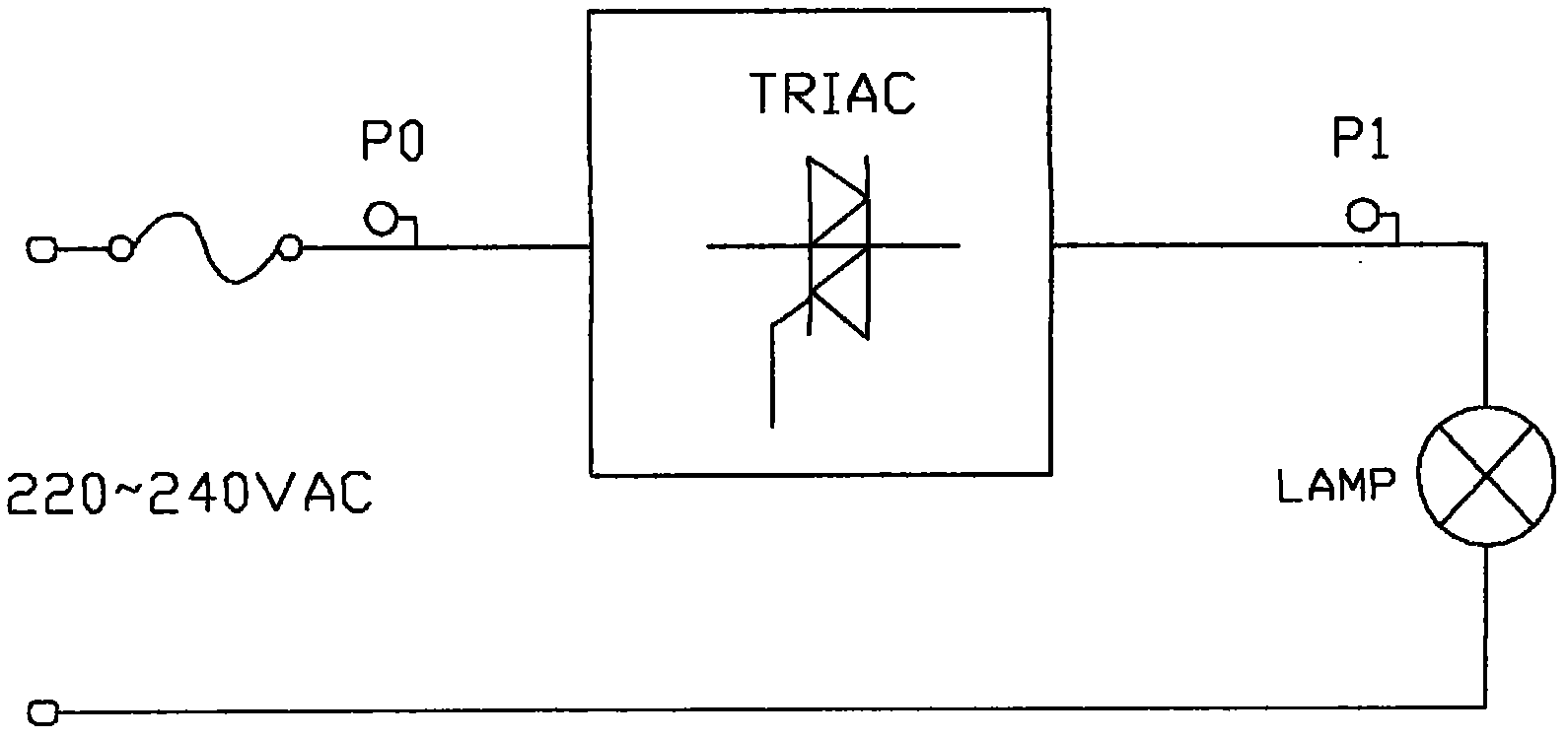 A led dimming circuit suitable for thyristor dimmer