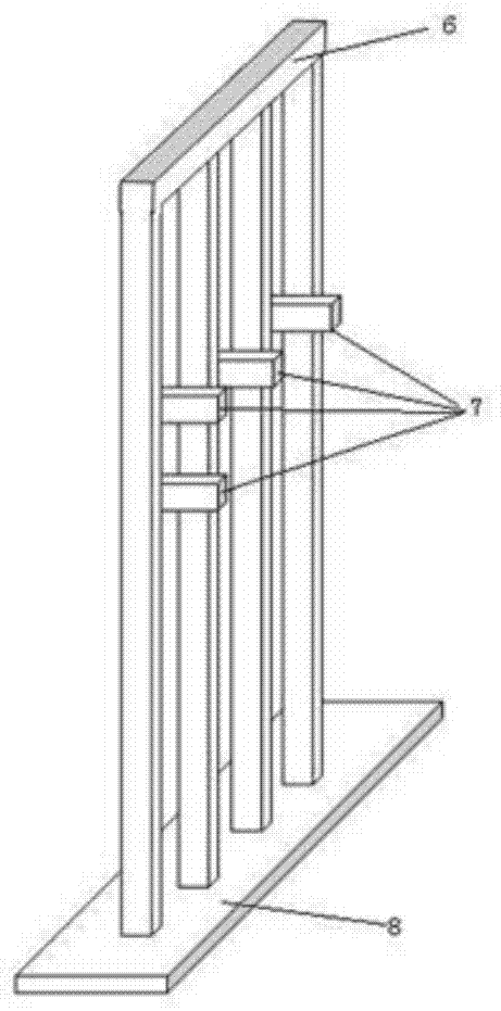 Device for measuring magnetic field gradient tensor and measurement method thereof