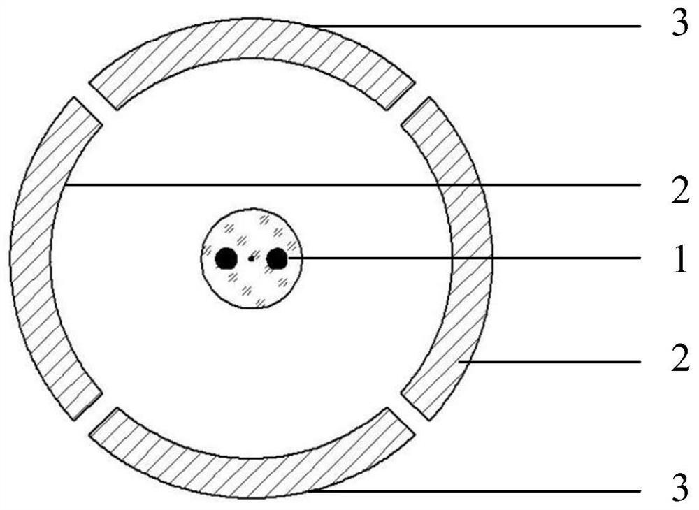 Wire drawing equipment and method for large-core-diameter single-polarization optical fiber