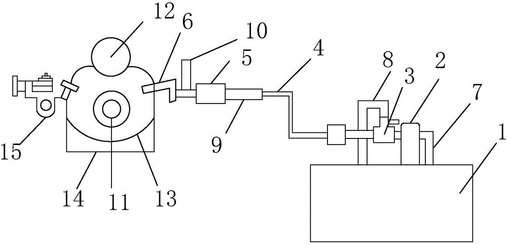 Closed ink feeding device