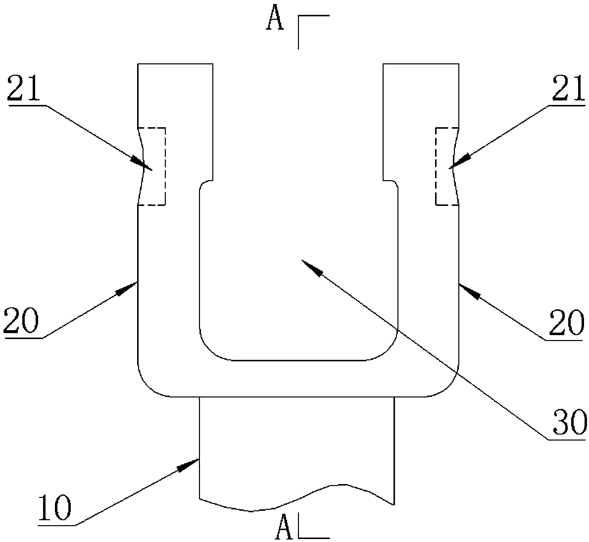 Pedicle screw capable of being clamped unilaterally