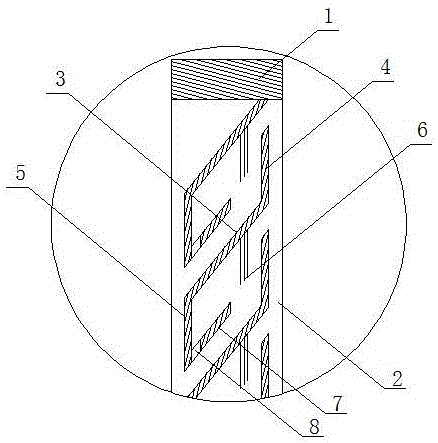 Waterproof grille of pure electric bus