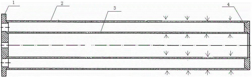 A double-layer filter tube