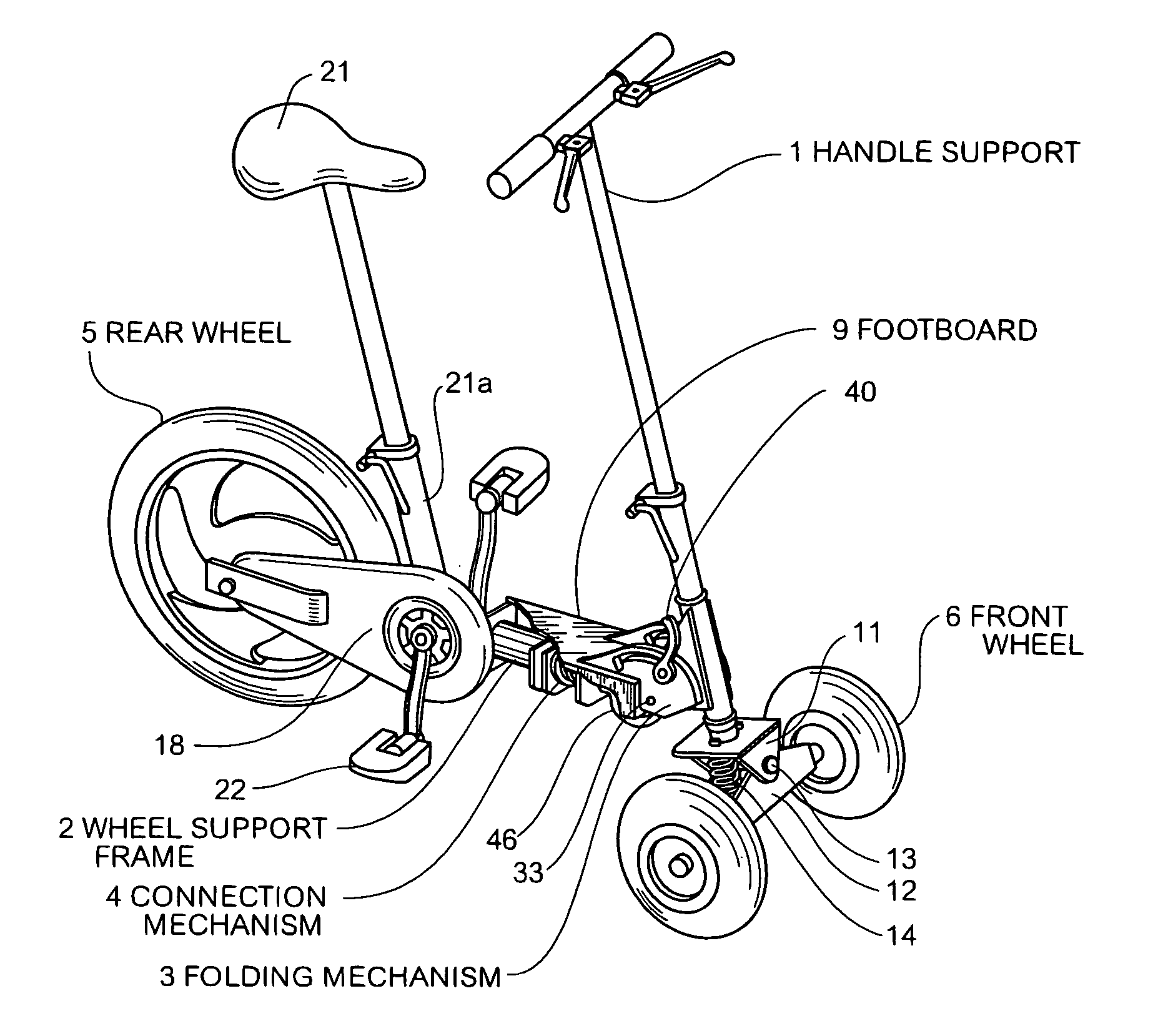 Folding bicycle