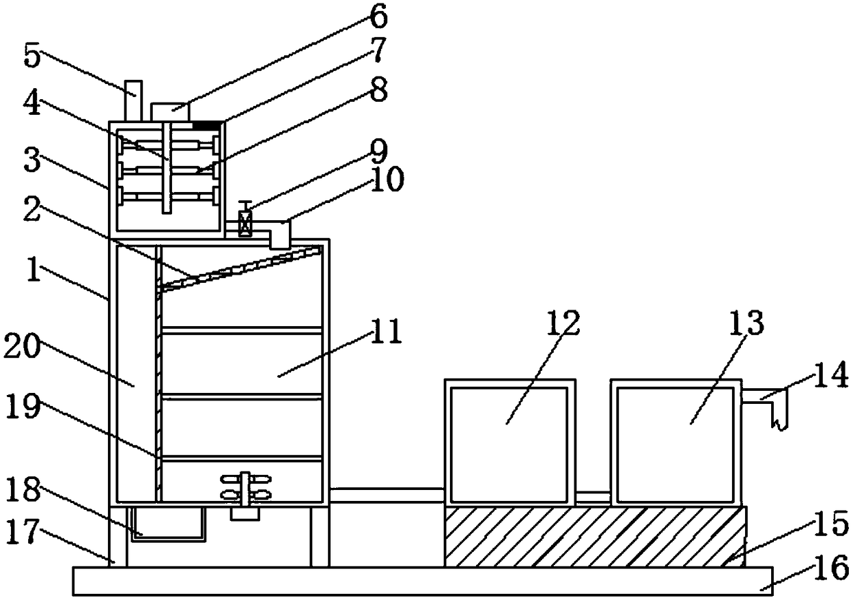 Industrial sewage treatment device