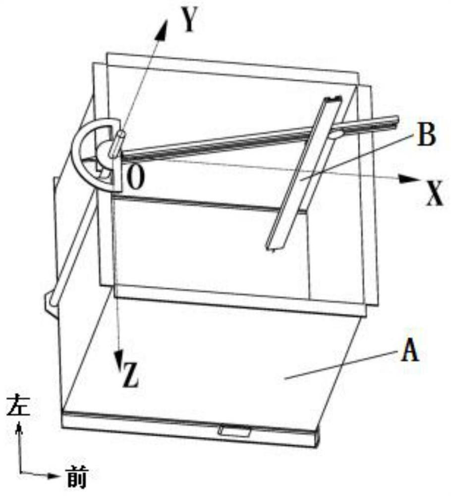 Seedbed soil block three-dimensional space distribution visualization measuring device and method