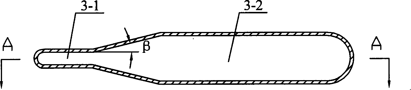 Visual temperature ladder crystal condensation growth device with low oblique and growth method thereof