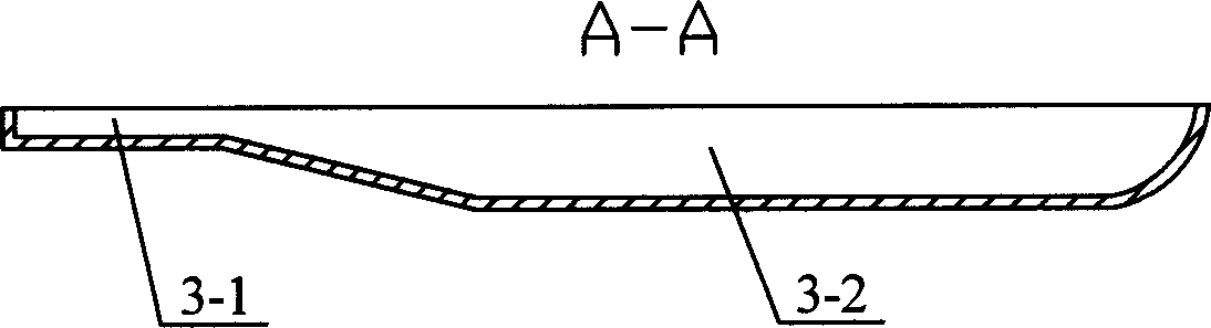 Visual temperature ladder crystal condensation growth device with low oblique and growth method thereof